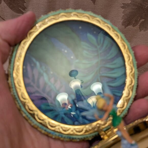 Disney 1951 Tinker Bell Neverland "You Can Fly" Music Box, Gently Used! - Picture 8 of 10